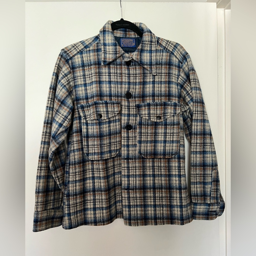 Pendleton Plaid Wool Shirt Jacket